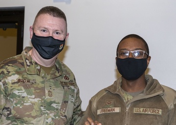 18th Air Force chief coins Team Dover star performers