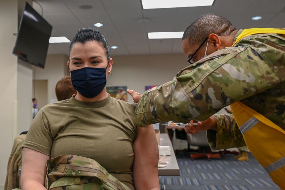 LRAFB administers second dose of COVID-19 vaccine