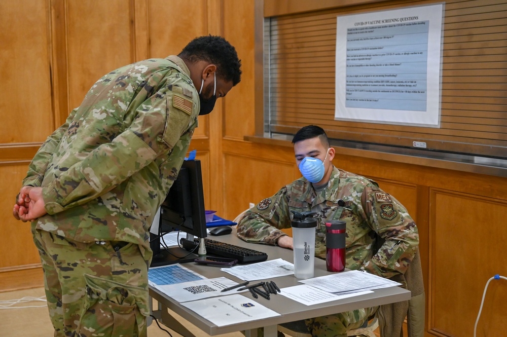 LRAFB administers second dose of COVID-19 vaccine