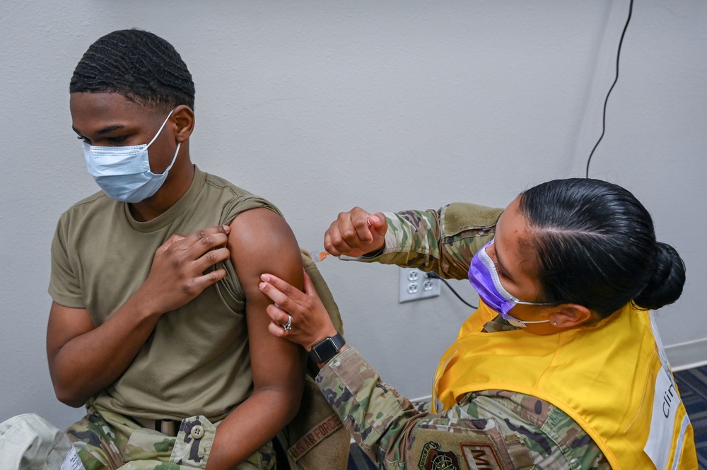 LRAFB administers second dose of COVID-19 vaccine