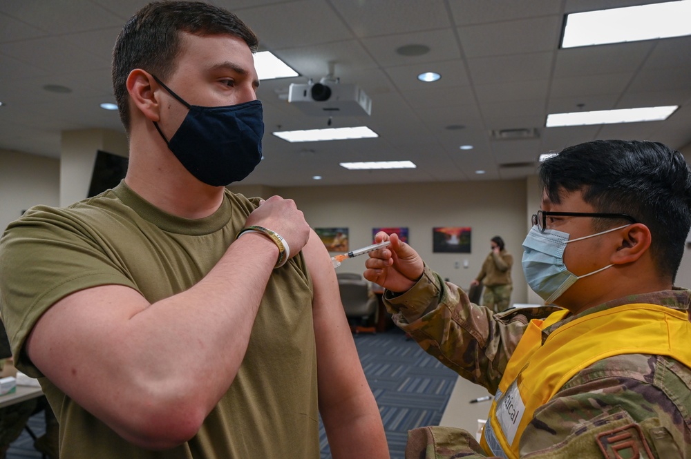 LRAFB administers second dose of COVID-19 vaccine