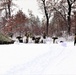 Fort McCoy CWOC class 21-03 students raise Artic tents during training scenario