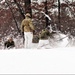 Fort McCoy CWOC class 21-03 students raise Artic tents during training scenario