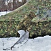 Fort McCoy CWOC class 21-03 students raise Artic tents during training scenario