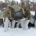 Fort McCoy CWOC class 21-03 students raise Artic tents during training scenario