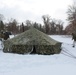 Fort McCoy CWOC class 21-03 students raise Artic tents during training scenario