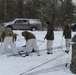 Fort McCoy CWOC class 21-03 students raise Artic tents during training scenario