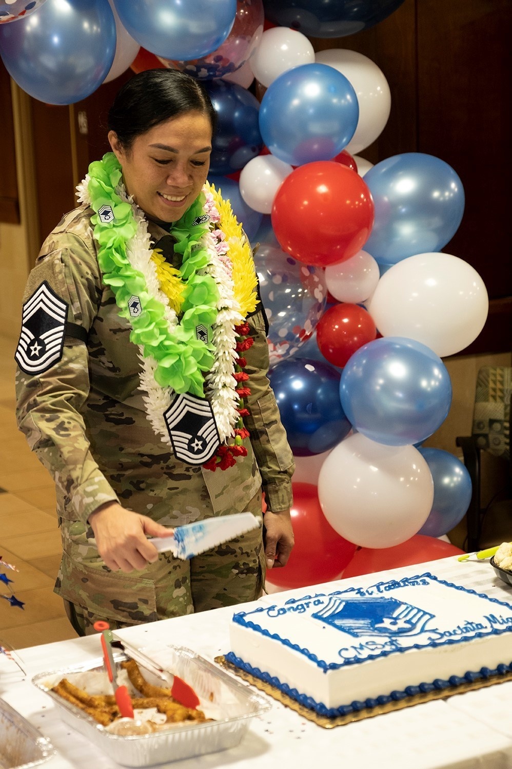 Migo, first American Samoan woman to be promoted in the U.S. Air Force to the rank of Chief Master Sergeant