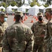 Brig. Gen. Smiley inspects vaccination site at Cal Sate LA