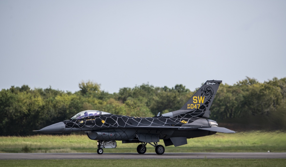 Viper Demo Team performs at Wings Over Houston