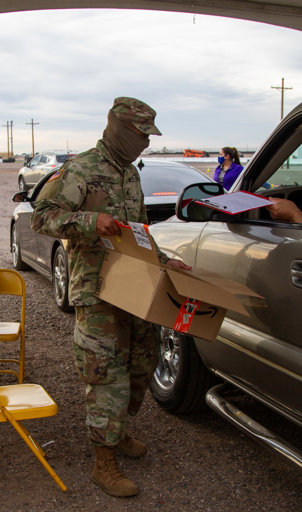 Arizona National Guard Assists Gila River Indian Community Vaccine Distribution Event