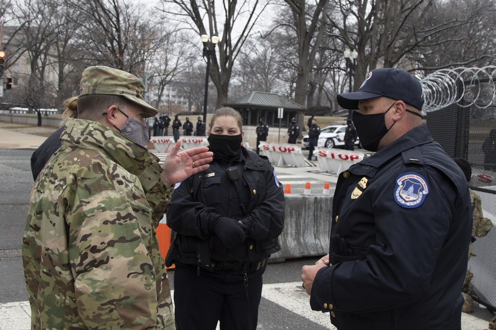 Col. Chris McKinney Oversees Security Drill in DC