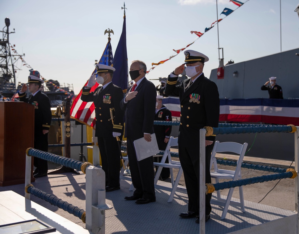 USS Shamal Decommissioning