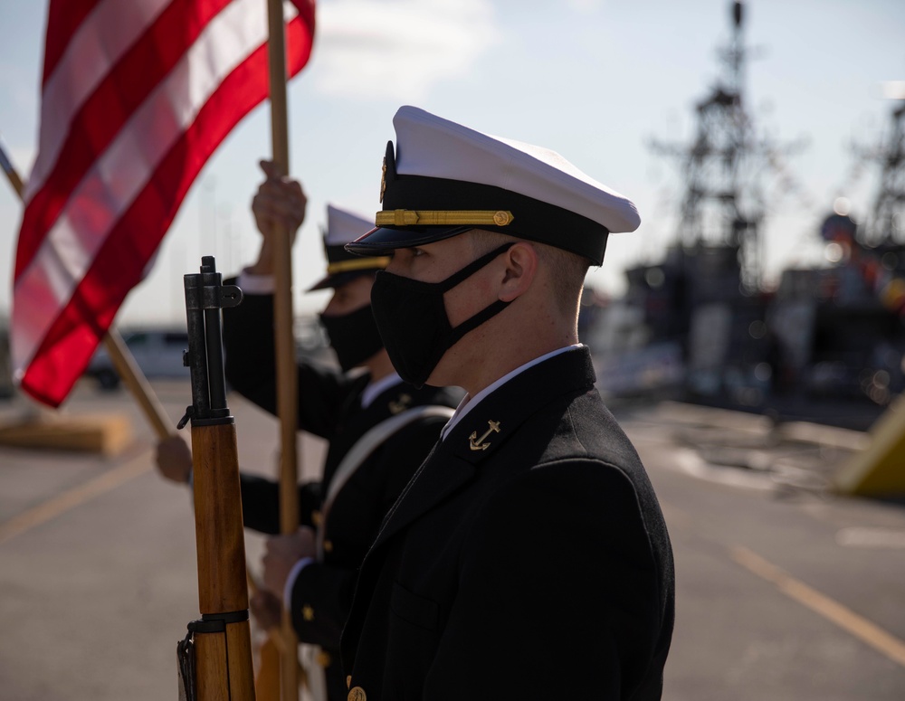 USS Shamal Decommissioning