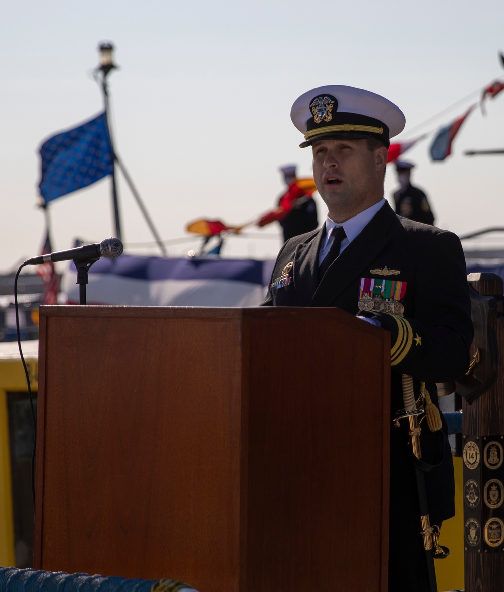 USS Shamal Decommissioning