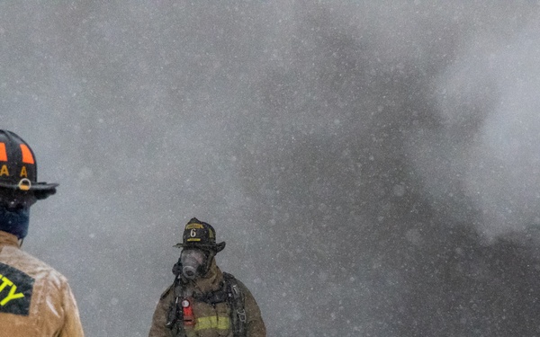 Oklahoma National Guard partnered with OHP to assist motorists in winter weather