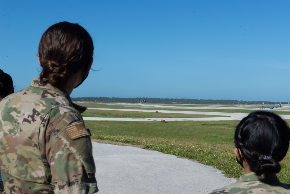 36th CRG Flightline Observation of COPE NORTH 21 take off