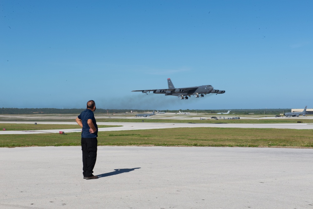 36th CRG Flightline Observation of COPE NORTH 21 take off