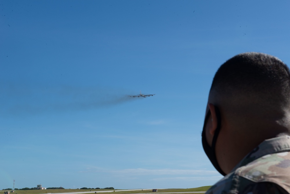 36th CRG Flightline Observation of COPE NORTH 21 take off