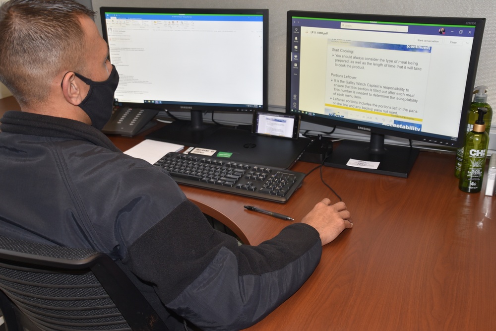 Navy Food Managers transition to virtual training visits