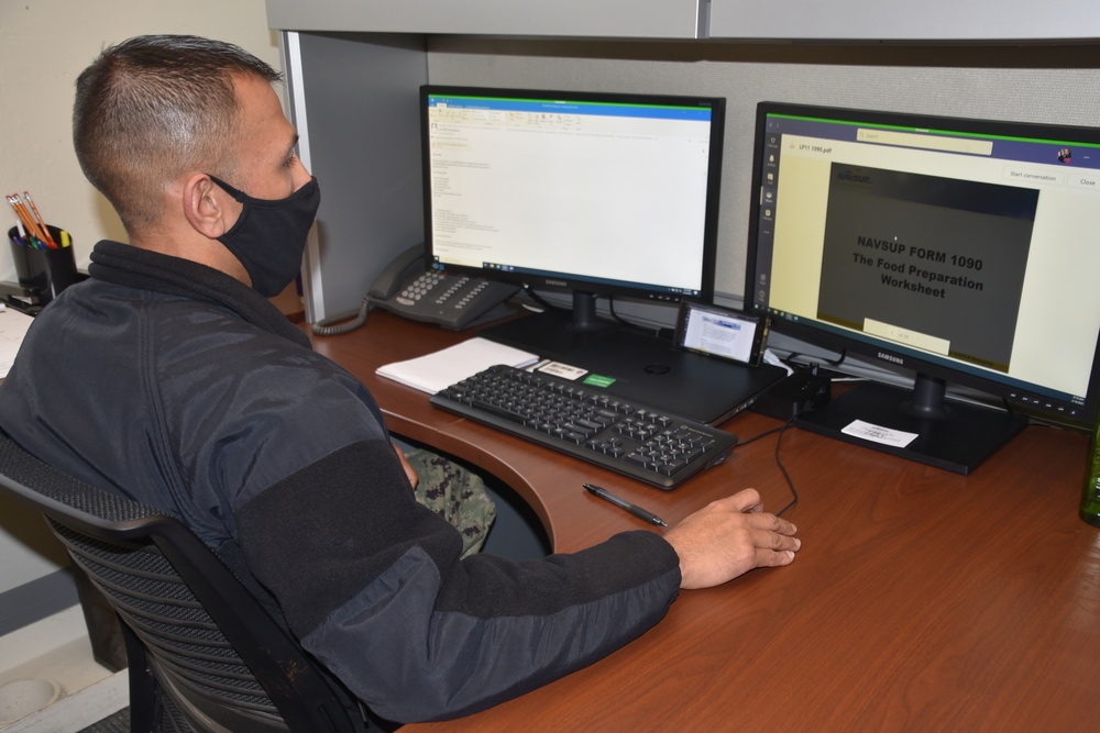 Navy Food Managers transition to virtual training visits