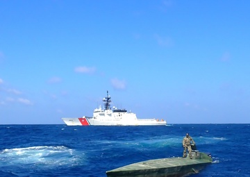Alameda Coast Guard cutter crews interdict three suspected smuggling vessels in Eastern Pacific; $157M worth of cocaine seized