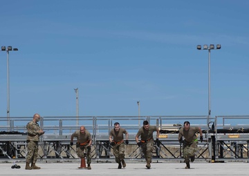 The 734th Air Mobility Squadron hosts a Port Dawg Rodeo