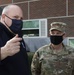 U.S. Air Force Gen. Glen VanHerck, NORAD &amp; USNORTHCOM Commander, visits the vaccination site at California State University, Los Angeles