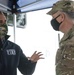 U.S. Air Force Gen. Glen VanHerck, NORAD &amp; USNORTHCOM Commander, visits the vaccination site at California State University, Los Angeles