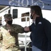 U.S. Air Force Gen. Glen VanHerck, NORAD &amp; USNORTHCOM Commander, visits the vaccination site at California State University, Los Angeles