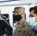 U.S. Air Force Gen. Glen VanHerck, NORAD &amp; USNORTHCOM Commander, visits the vaccination site at California State University, Los Angeles
