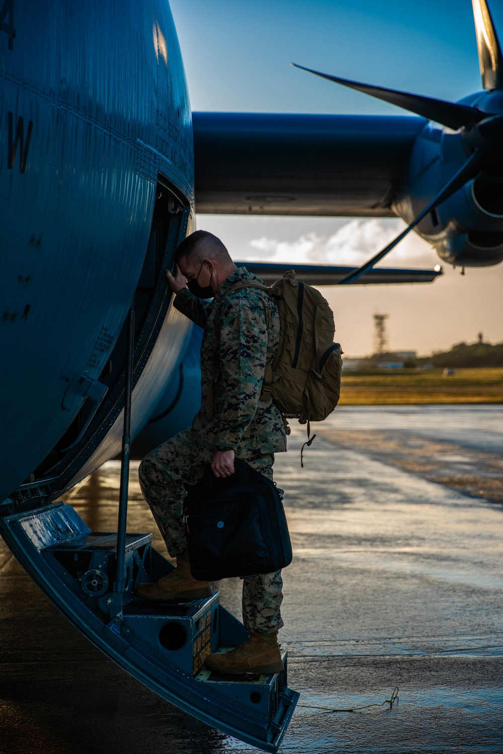 CLR-3 Marines arrive in Guam for Hagåtña Fury 21