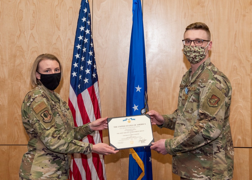 Three 673d FSS Airmen awarded for Operation Colony Glacier recovery efforts