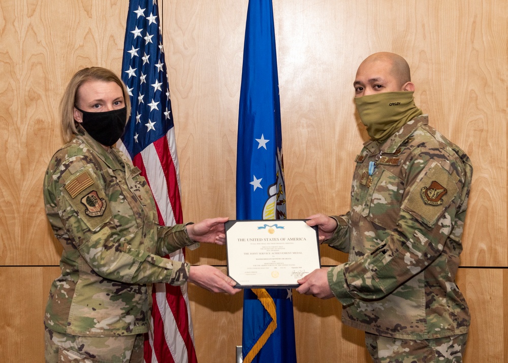 Three 673d FSS Airmen awarded for Operation Colony Glacier recovery efforts