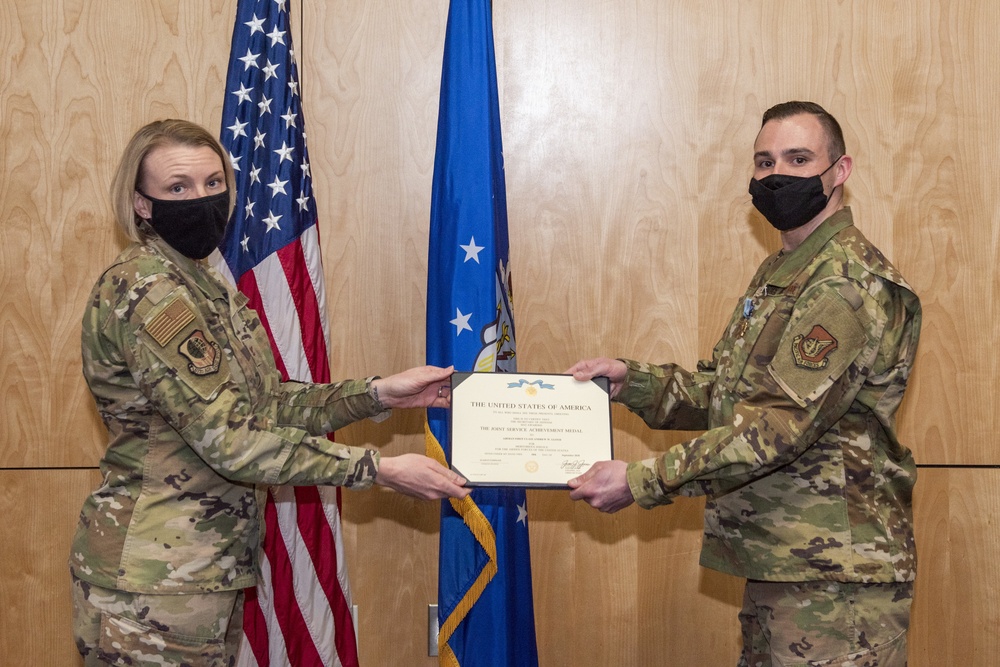 Three 673d FSS Airmen awarded for Operation Colony Glacier recovery efforts