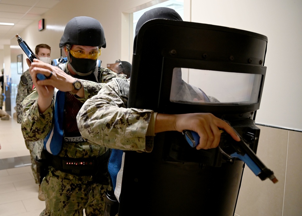 NAS Sigonella Conducts Active Shooter Security Excercise