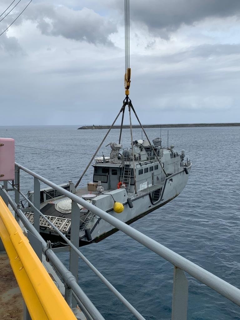 Soderman Onloads Patrol Boat