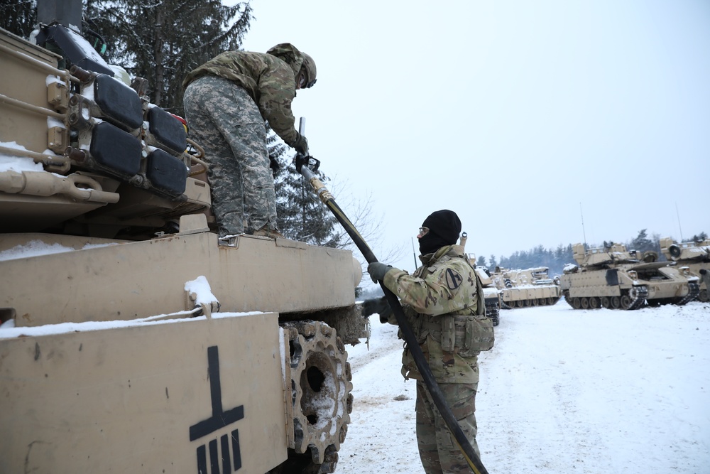 Fueling in preparation for Live Fire