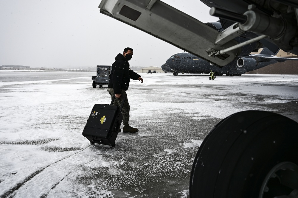 Rolling in the snow