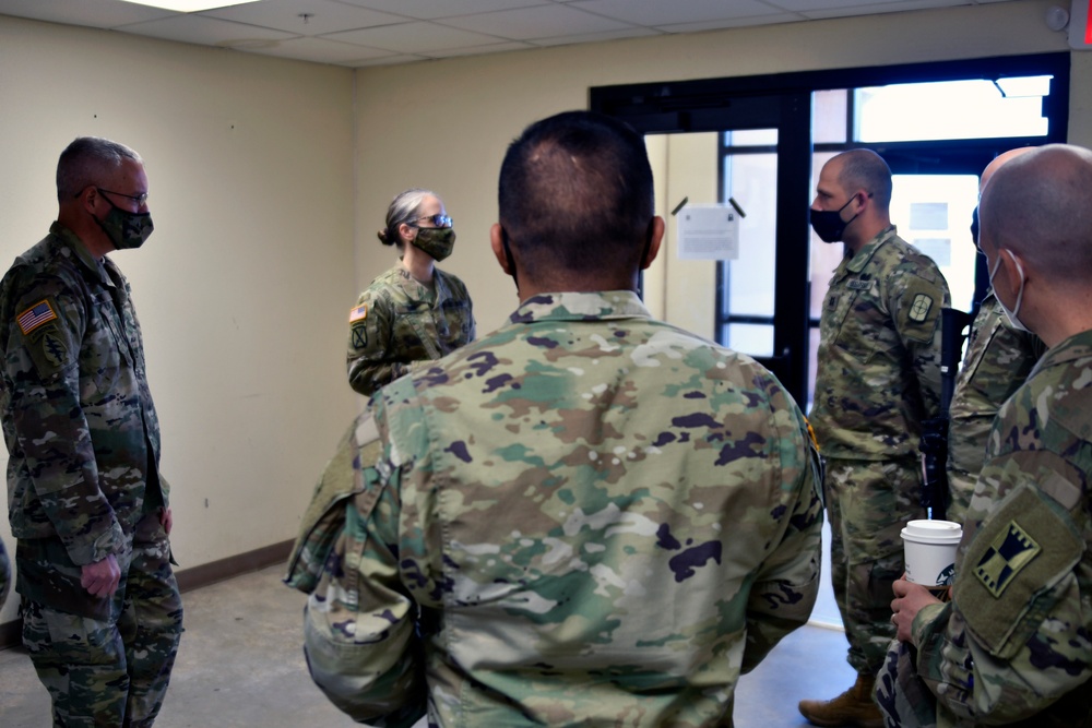 Brig. Gen. Link visits 806th Engineer Company (Route Clearance)
