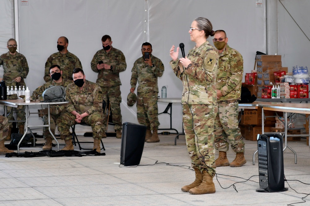 Brig. Gen. Link visits 806th Engineer Company (Route Clearance)