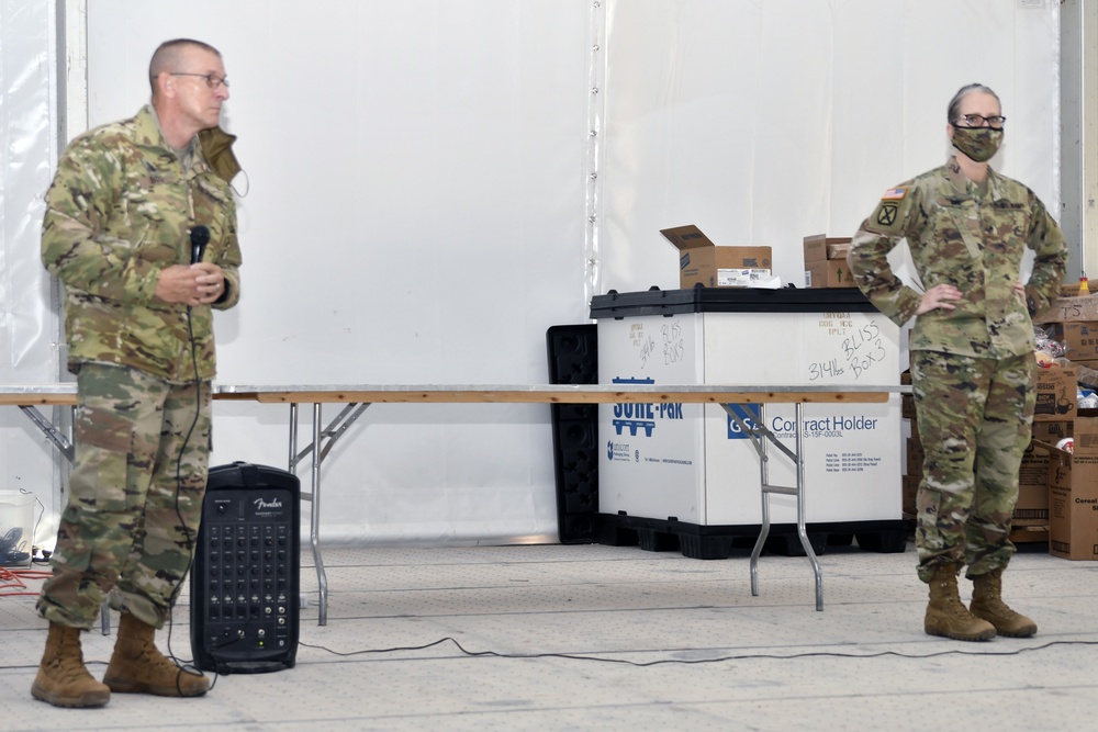 Brig. Gen. Link visits 806th Engineer Company (Route Clearance)