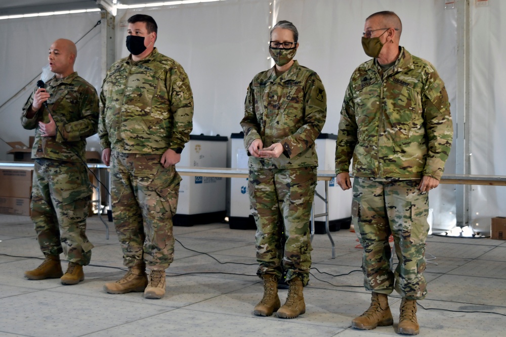 Brig. Gen. Link visits 806th Engineer Company (Route Clearance)