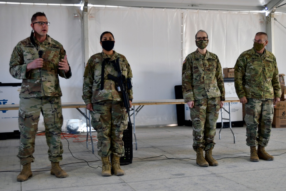 Brig. Gen. Link visits 806th Engineer Company (Route Clearance)