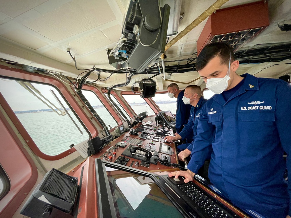 U.S. Coast Guard Atlantic Area hosts Uruguay aboard USCGC Hawk (WPB 87355) in Washington D.C.