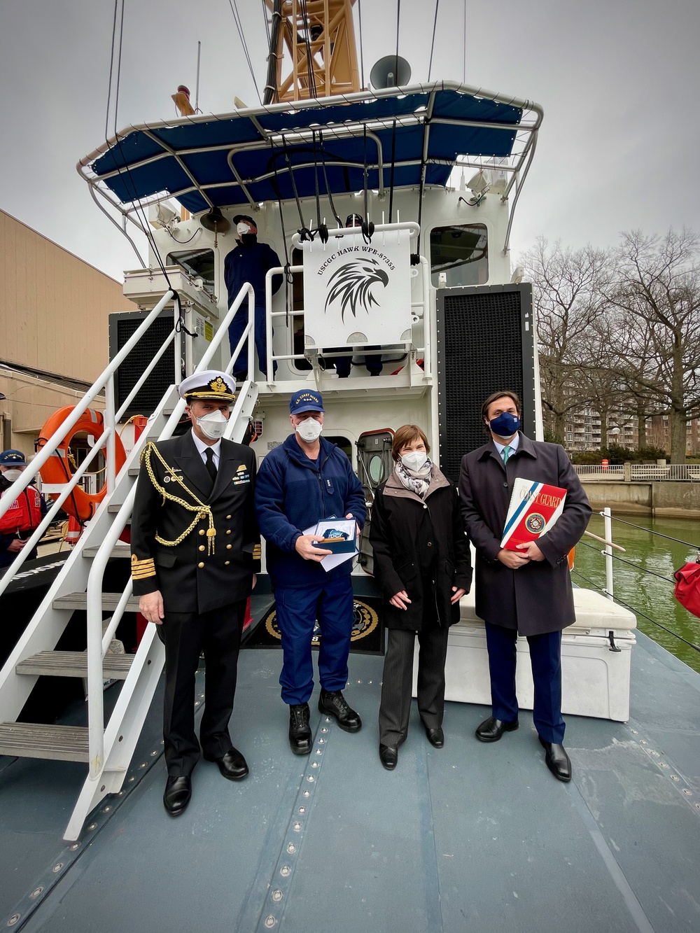 U.S. Coast Guard Atlantic Area hosts Uruguay aboard USCGC Hawk (WPB 87355) in Washington D.C.