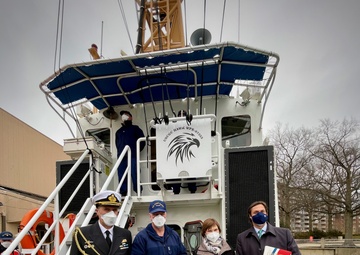 U.S. Coast Guard Atlantic Area hosts Uruguay aboard USCGC Hawk (WPB 87355) in Washington D.C.