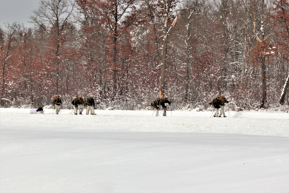Cold-Weather Operations Course class 21-03 training operations at Fort McCoy