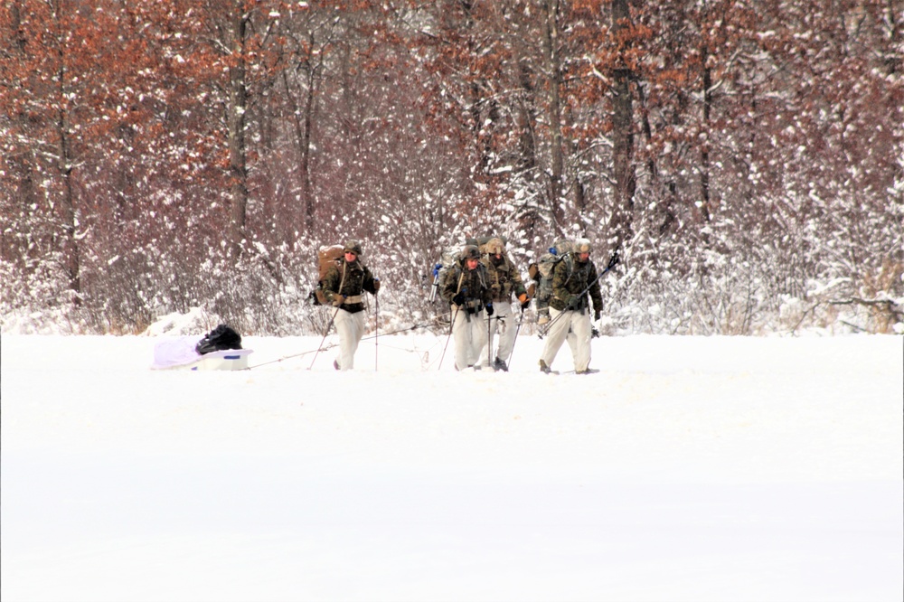 Cold-Weather Operations Course class 21-03 training operations at Fort McCoy