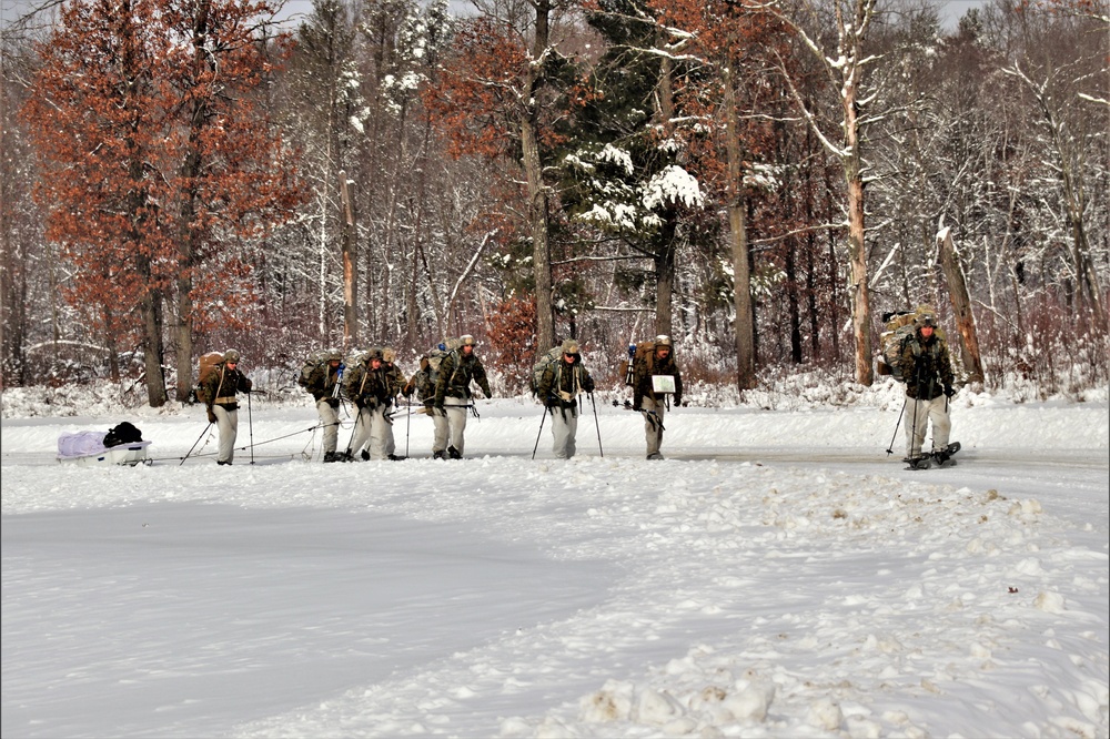 Cold-Weather Operations Course class 21-03 training operations at Fort McCoy